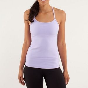 Light Purple Lululemon Power Y Tank